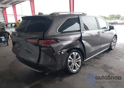 2024 Toyota Sienna Platinum from USA, damaged, VIN 5TDERKEC8RS225075